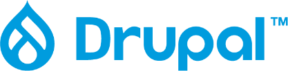 Drupal logo.
